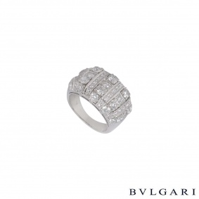 Bvlgari White Gold Diamond Ring Bvlgari White Gold Diamond Ring